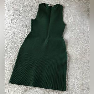 BABATON green mini dress